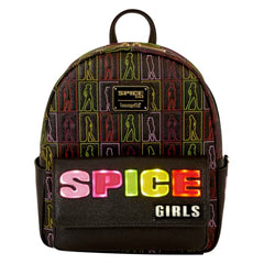 Loungefly Spice Girls Multicolor Light-Up Adjustable Mini Backpack