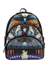 Loungefly The Nightmare Before Christmas Glow Triple Mini Backpack