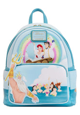 Loungefly Disney Little Mermaid Tritons Gift Mini Backpack