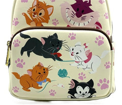 Loungefly Disney Aristocats Alice in Wonderland Cats Cat Mini Backpack