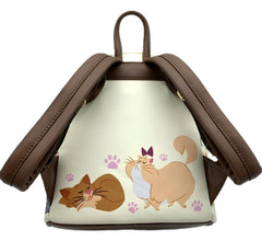Loungefly Disney Aristocats Alice in Wonderland Cats Cat Mini Backpack