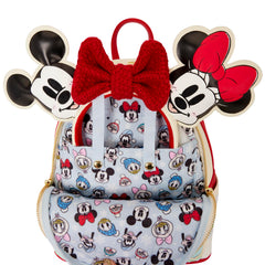 Loungefly Disney Mickey and Friends Ice Skating Holiday Mini Backpack