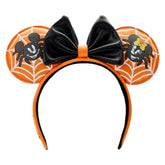 Loungefly Disney Mickey and Minnie Spider Glow 's Ear Ears Headband