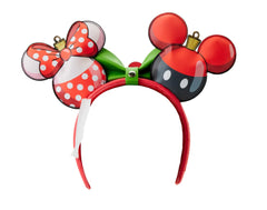 Loungefly Disney Mickey and Minnie Ornament Ears Headband