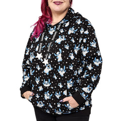 Loungefly Disney Stitch Ghost Hooded Hoodie - Large