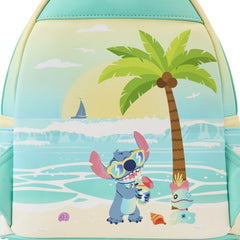 Loungefly Disney Stitch Sandcastle Beach Surprise Keychain