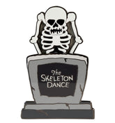 Loungefly Disney Skeleton Dance Glow In The Dark Sliding 3" Pin