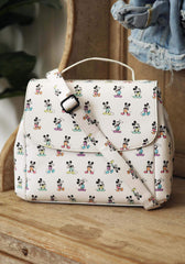 Loungefly Disney Mickey Mouse Pastel Poses Crossbody Bag