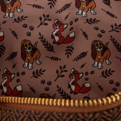 Loungefly Disney The Fox and the Hound Tod & Copper Crossbody Bag
