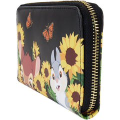 Loungefly Disney Bambi Sunflower Friends Zip Around Wallet