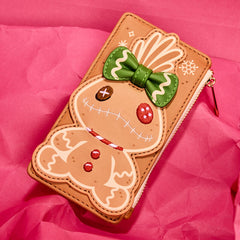 LOUNGEFLY Lilo & Stitch Scrump Gingerbread Large Card Holder