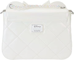 LOUNGEFLY Disney Minnie Mouse Iridescent Wedding Crossbody Bag