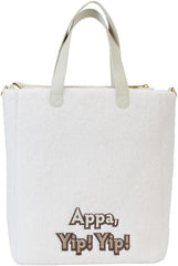 LOUNGEFLY Avatar: The Last Airbender Appa Cosplay Plush Tote Bag with Momo Charm