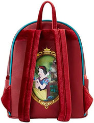 LOUNGEFLY Disney Snow White Evil Queen Throne Double Strap Shoulder Bag