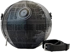 LOUNGEFLY Star Wars Return of the Jedi 40th Anniversary Death Star Figural Crossbody Purse
