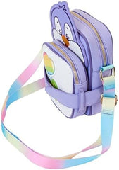 LOUNGEFLY Care Bear Cousins Cozy Heart Penguin Crossbuddies Crossbody with Coin Bag