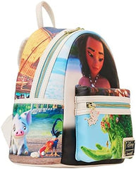 LOUNGEFLY Disney Moana Te Fiti Princess Scene Series Double Strap Shoulder Bag