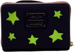 LOUNGEFLY Coraline Stars Glow Zip Around Wallet