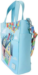 LOUNGEFLY Pixar Up 15th Anniversary Balloon House Convertible Backpack and Tote
