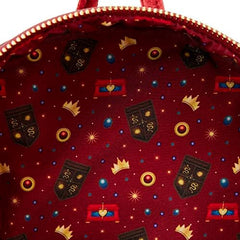 LOUNGEFLY Disney Snow White Evil Queen Throne Double Strap Shoulder Bag