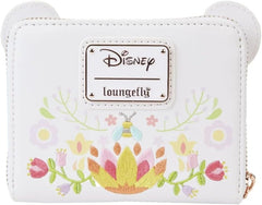 LONGEFLY Disney Winnie the Pooh Cosplay Folk Floral Zip Around Wallet