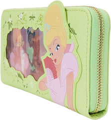 LOUNGEFLY Disney Princess and the Frog Lenticular Zip Around Wristlet Wallet