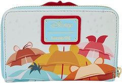 LOUNGEFLY Disney Winnie the Pooh and Friends Rainy Day Zip Around Wallet
