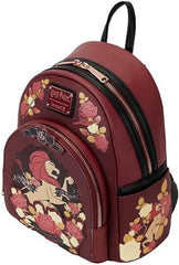 LOUNGEFLY Harry Potter Gryffindor House Floral Tattoo Mini Backpack