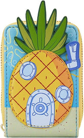 LOUNGEFLY Nickelodeon SpongeBob SquarePants Pineapple House Accordion Wallet