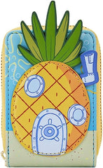 LOUNGEFLY Nickelodeon SpongeBob SquarePants Pineapple House Accordion Wallet