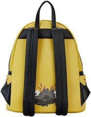 LOUNGEFLY Harry Potter Hufflepuff House Floral Tattoo Mini Backpack