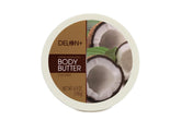 DELON Intense Moisturizing Body Butter, 6.9 Oz (2-Pack)(Coconut)