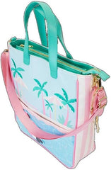 LOUNGEFLY Disney Minnie Mouse Vacation Style Poolside Tote Bag with Coin Bag