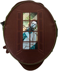 LOUNGEFLY Halloween Michael Myers Mask Glow Crossbody Bag
