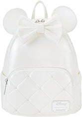 LOUNGEFLY Disney Minnie Mouse Iridescent Wedding Mini Backpack