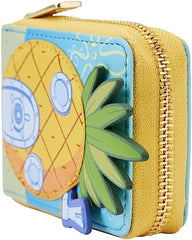 LOUNGEFLY Nickelodeon SpongeBob SquarePants Pineapple House Accordion Wallet