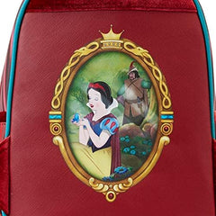 LOUNGEFLY Disney Snow White Evil Queen Throne Double Strap Shoulder Bag