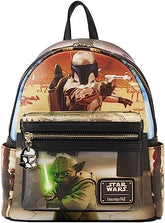 LOUNGEFLY Star Wars Episode II Attack of the Clones Scene Double Strap Shoulder Bag