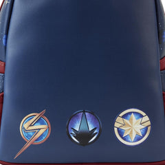 Loungefly Marvel The Marvels Group Captain Marvel, Miss Mini Backpack