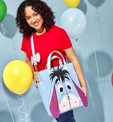 LOUNGEFLY Eeyore Smile Convertible Tote Bag Winnie the Pooh