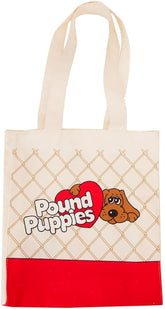 LOUNGEFLY Tote Bags Pound Puppies 40th Anniversary Canvas Tote Bag, Other/ Mixed, One Size