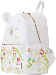 LOUNGEFLY Disney Winnie the Pooh Cosplay Folk Floral Mini Backpack