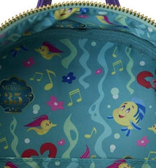 LOUNGEFLY Disney The Little Mermaid 35th Anniversary Life is the Bubbles Mini Backpack