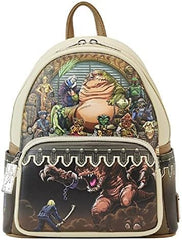LOUNGEFLY Star Wars Return of the Jedi 40th Anniversary Jabbas Palace Double Strap Shoulder Bag