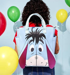 LOUNGEFLY Eeyore Smile Convertible Tote Bag Winnie the Pooh