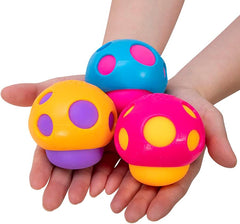 Schylling NeeDoh Shroom - The Groovy Glob! - Assorted Colors - 3 pack