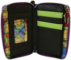 Loungefly Teenage Mutant Ninja Turtles 40th Zip Around Wallet