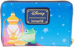 LOUNGEFLY Disney Stitch Camping Cuties Zip Around Wallet