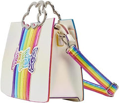 LOUNGEFLY Lisa Frank Rainbow Cloud Handle Crossbody Purse