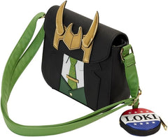 LOUNGEFLY Marvel Loki for President Crossbody Bag